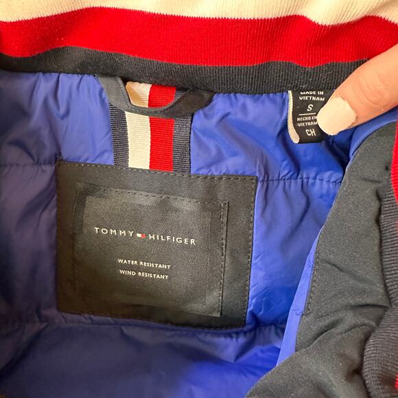 Tommy Hilfiger Men's Ultra Loft Navy Bomber Jacket Size Small NWT - Picture 5 of 6